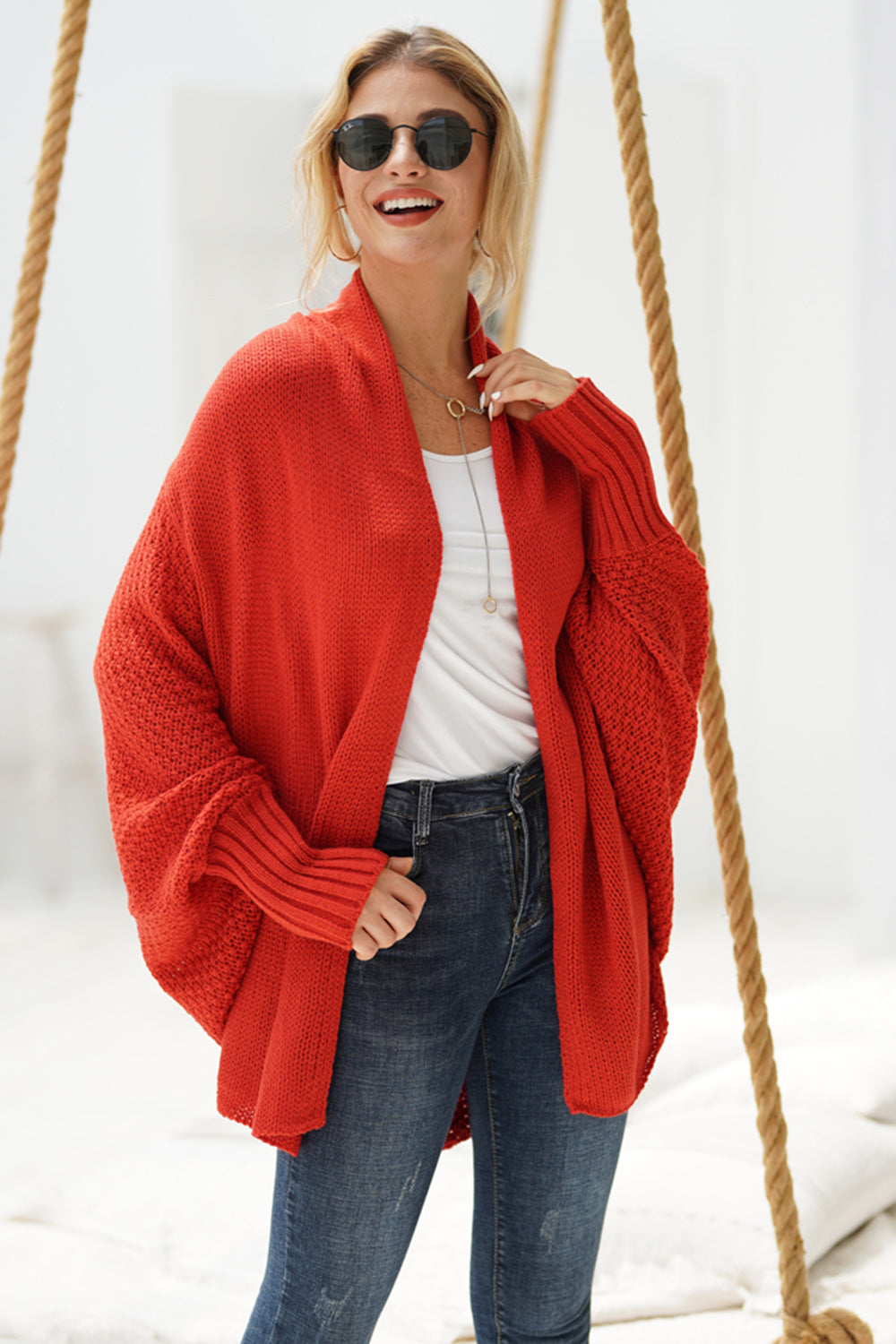 Open Front Cardigan