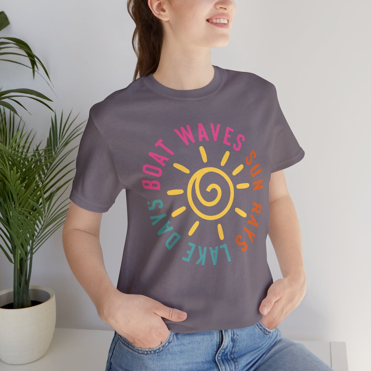 Lake Day Sun Rays Tee