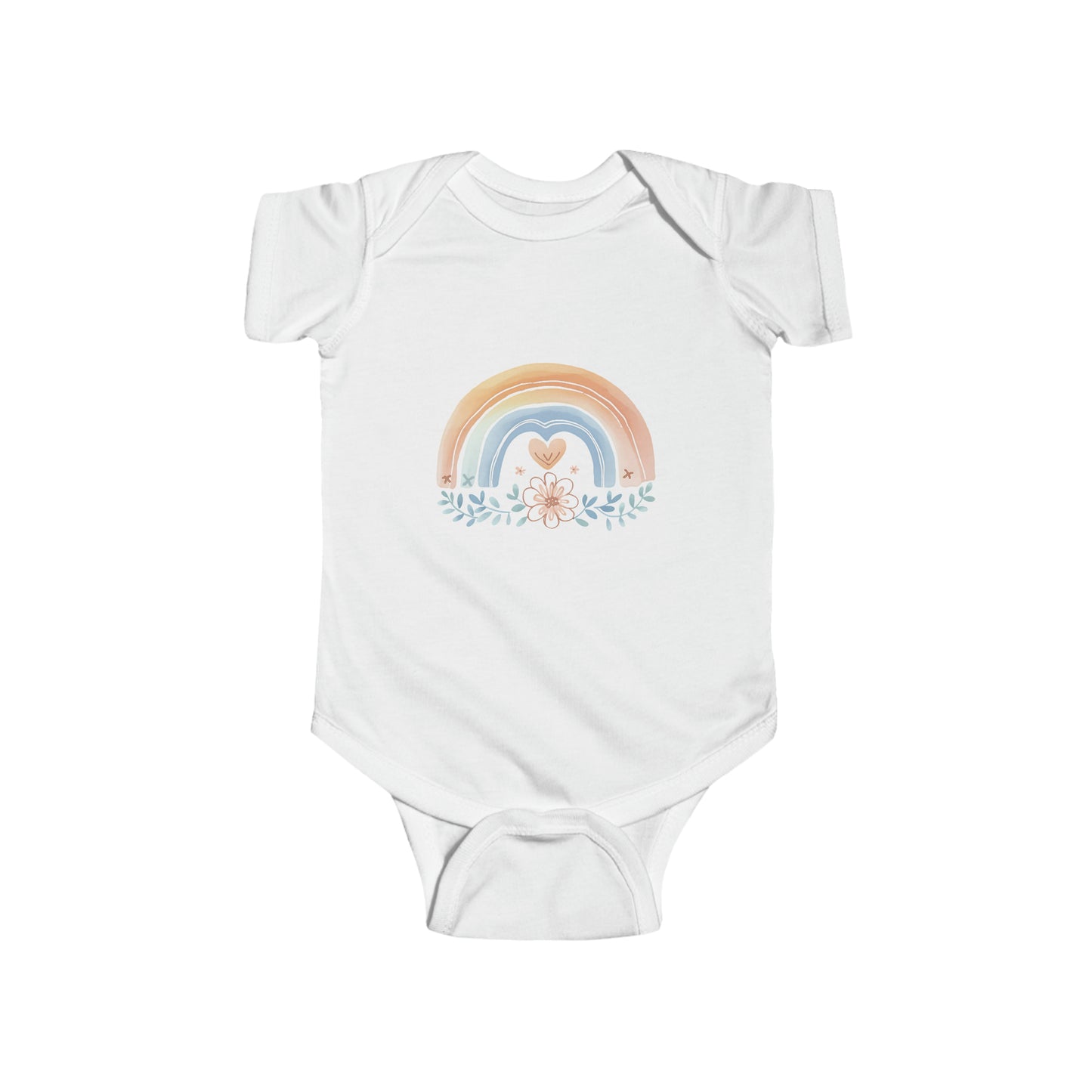 Rainbow Flower Onesie
