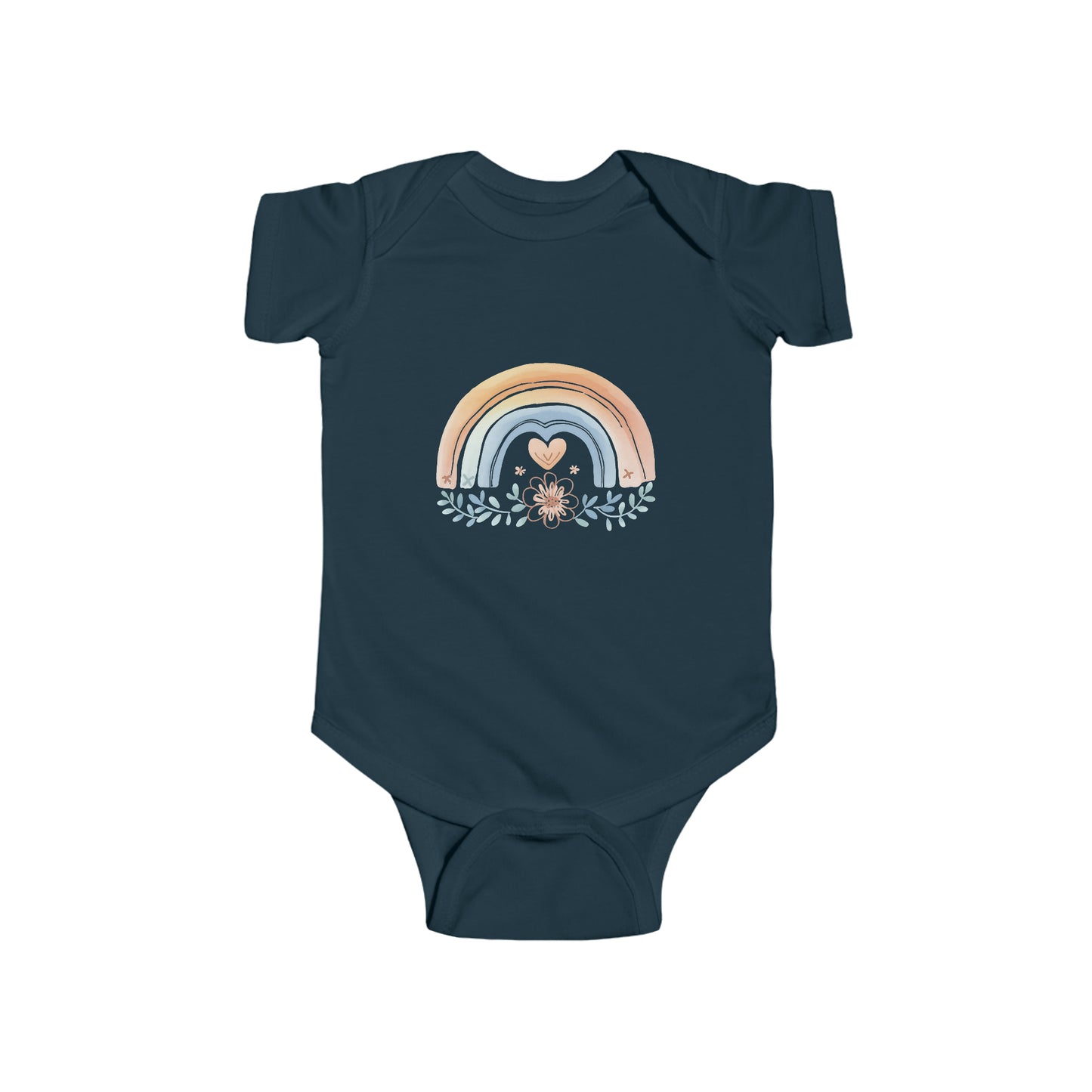 Rainbow Flower Onesie
