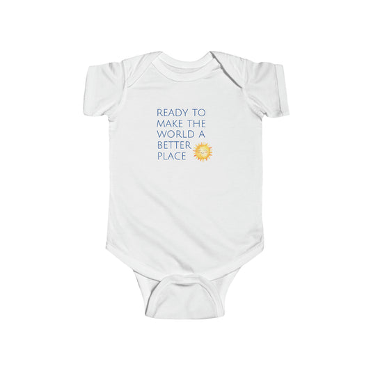 Make The World A Better Place Onesie