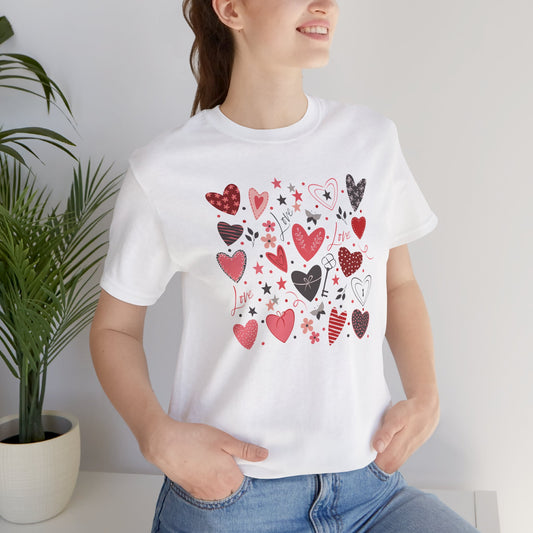 Valentine Hearts Tee