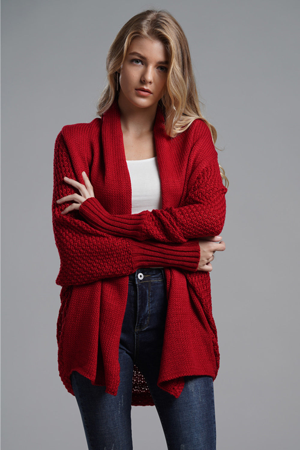 Open Front Cardigan