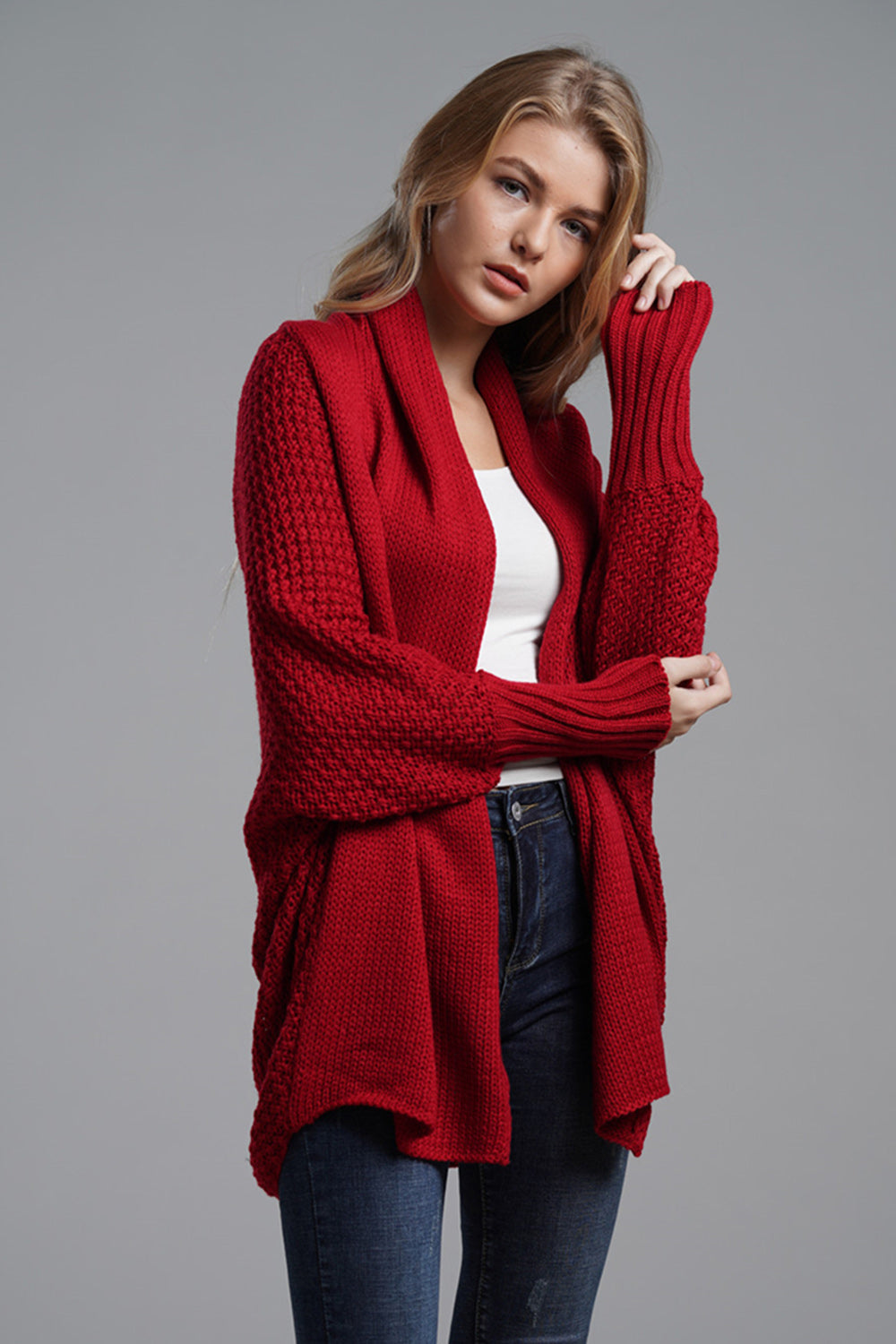 Open Front Cardigan