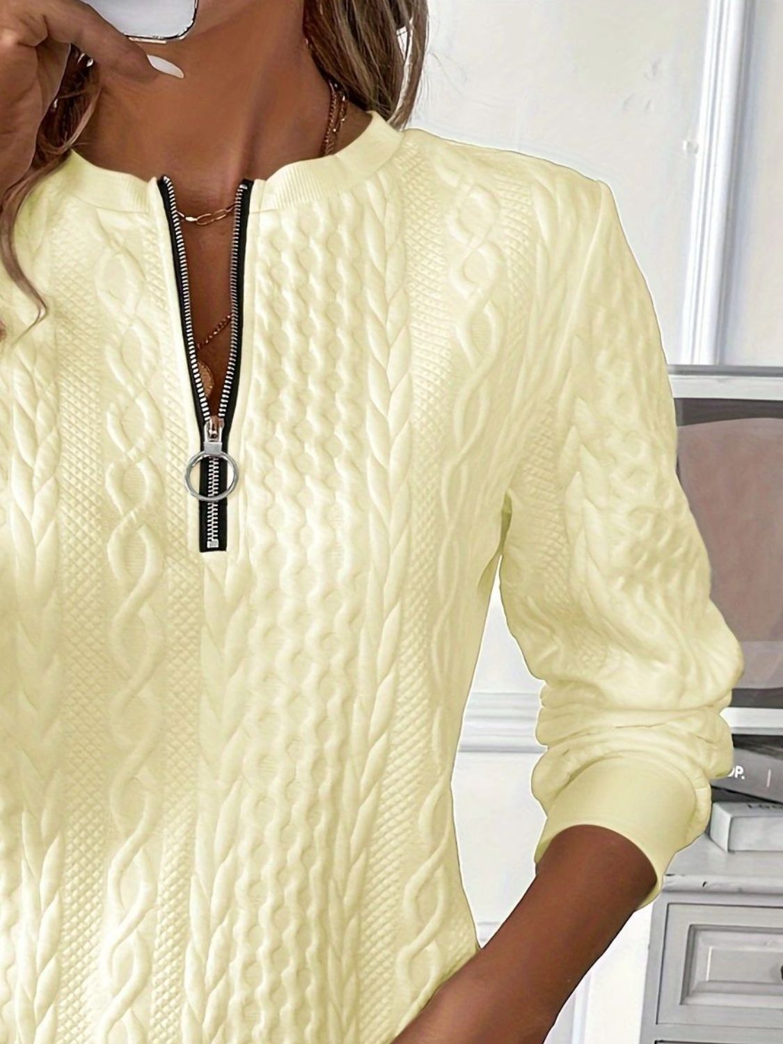 The Half Zip Sweatshirt