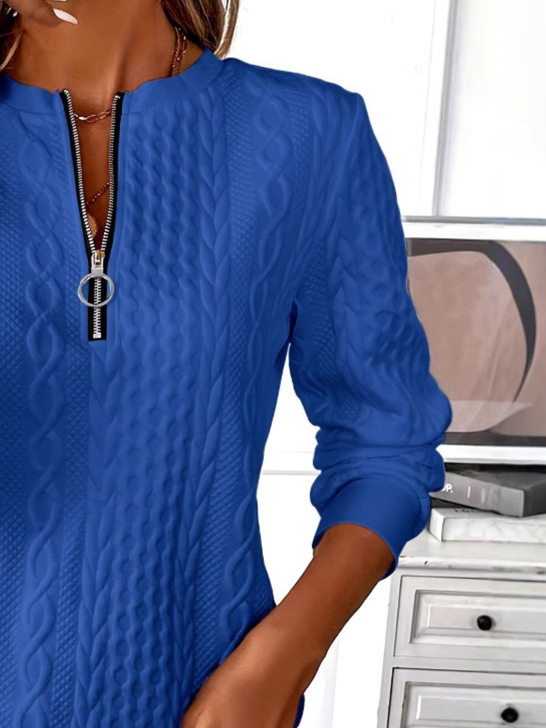 The Half Zip Sweatshirt