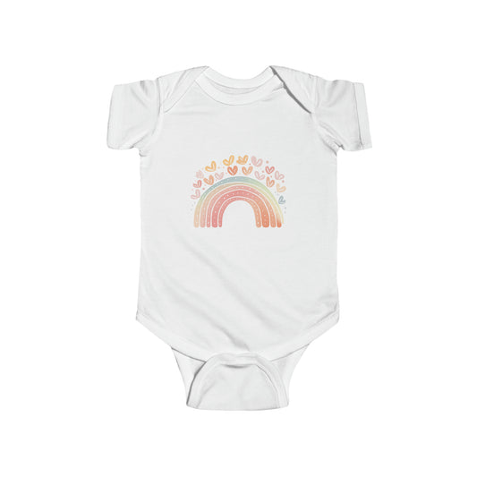 Rainbow w/hearts Onesie