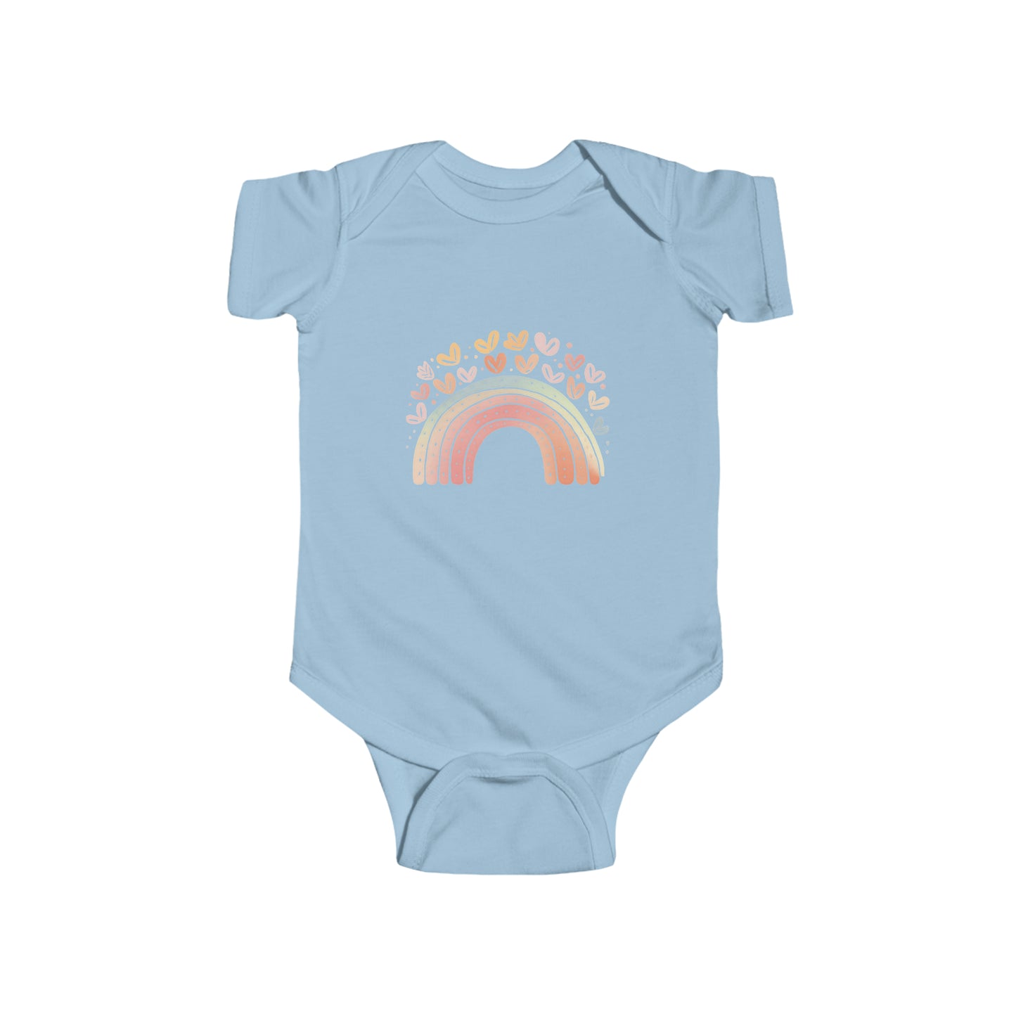 Rainbow w/hearts Onesie