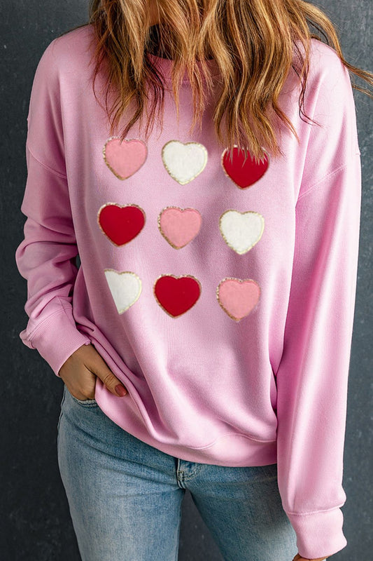 The Contrast Heart Sweatshirt