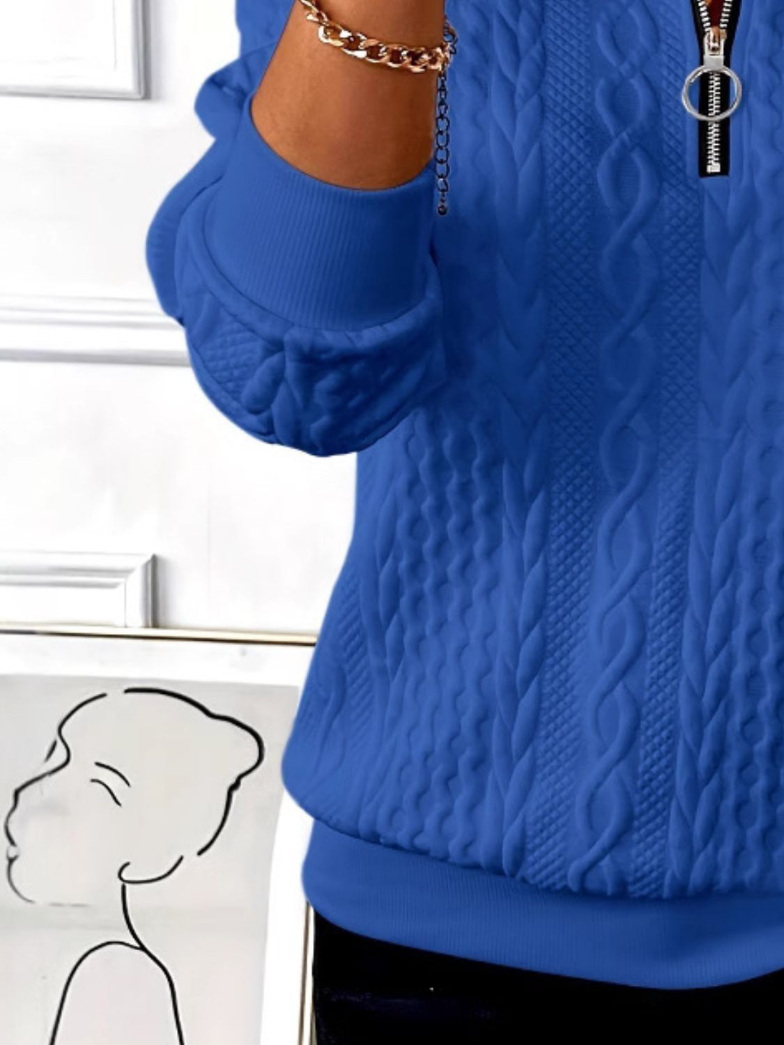 The Half Zip Sweatshirt