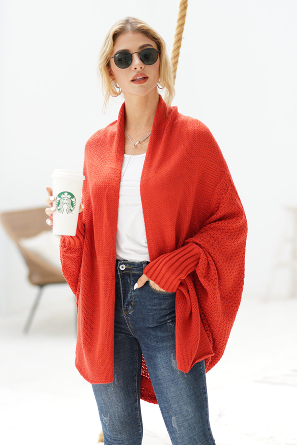 Open Front Cardigan