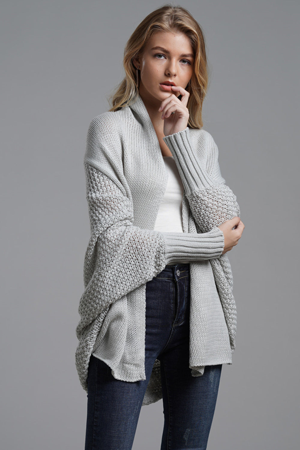 Open Front Cardigan