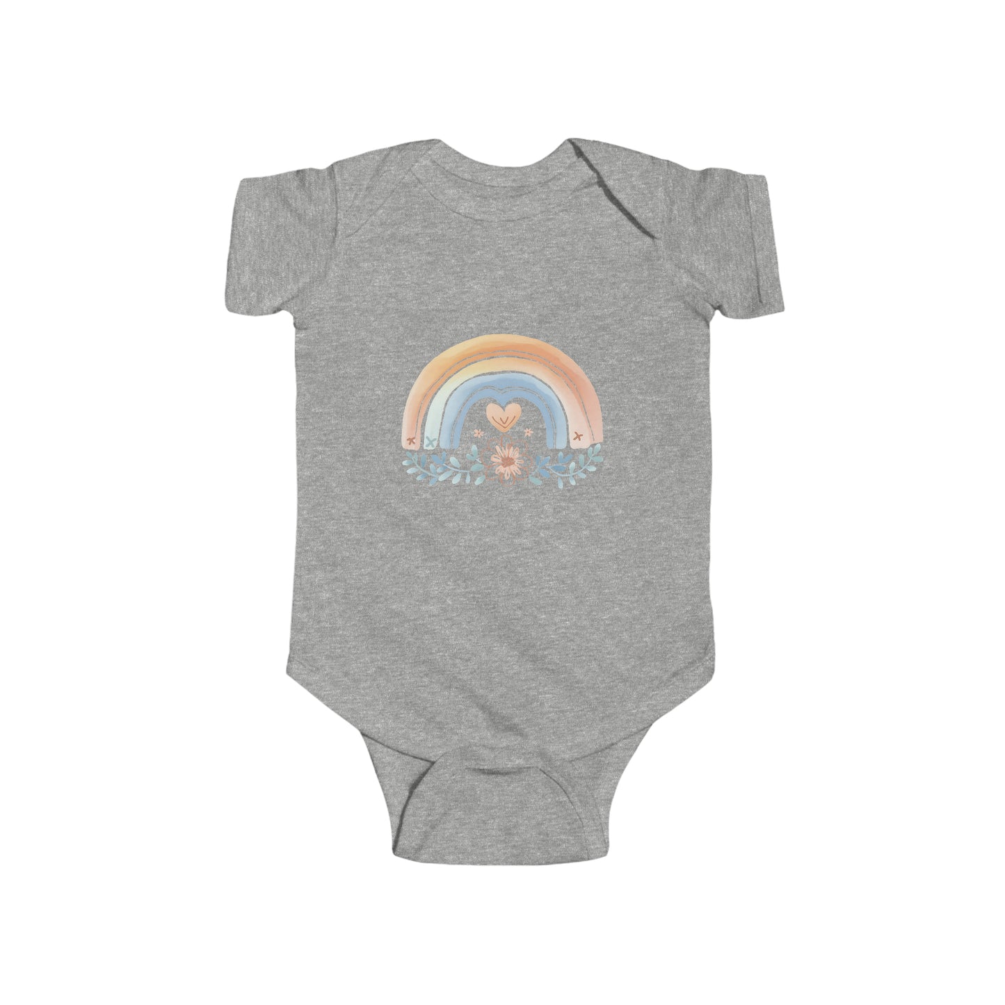 Rainbow Flower Onesie