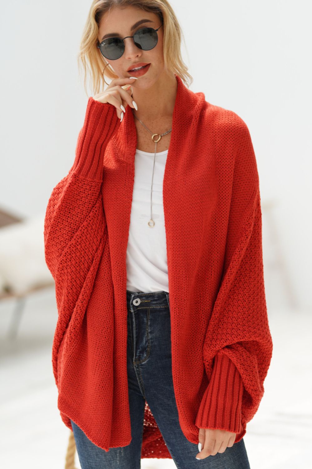 Open Front Cardigan