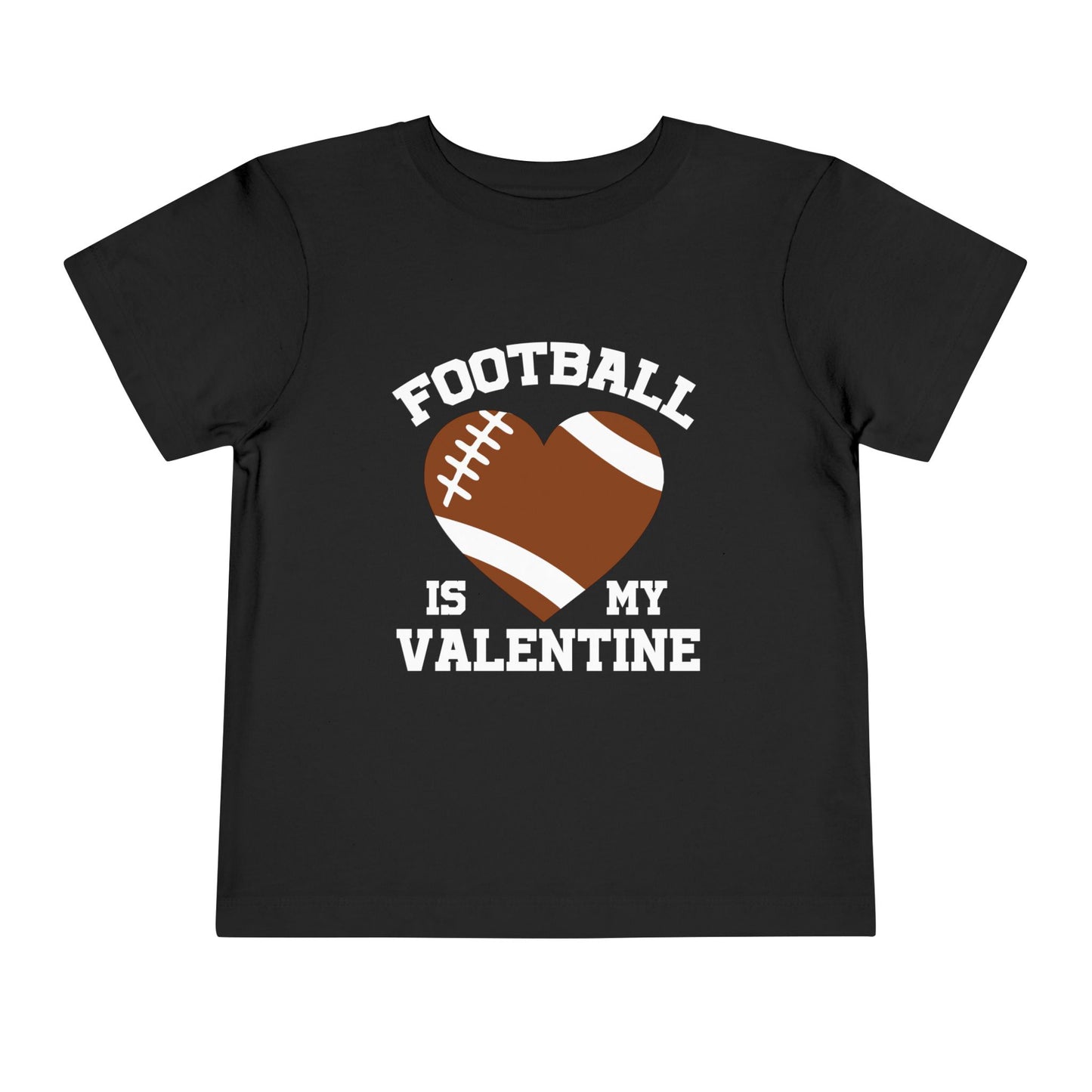 Football Valentine Toddler Tee