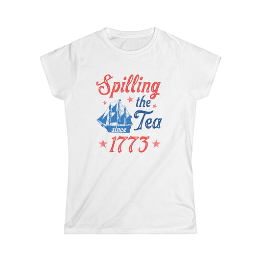 Spilling the Tea Semi-Fitted Tee