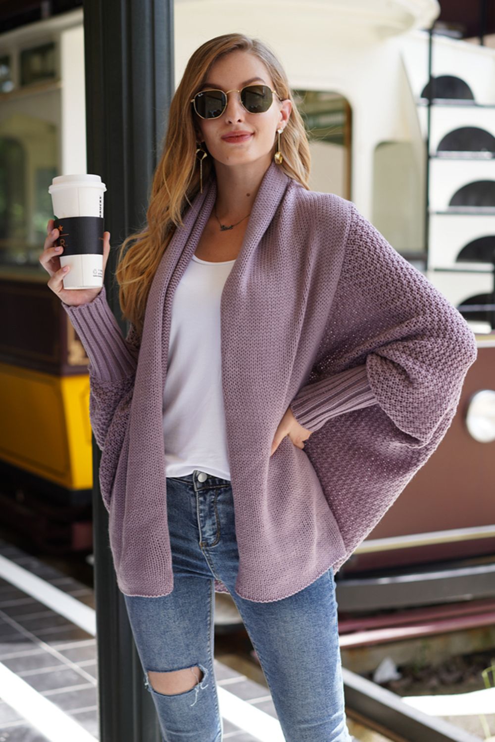 Open Front Cardigan