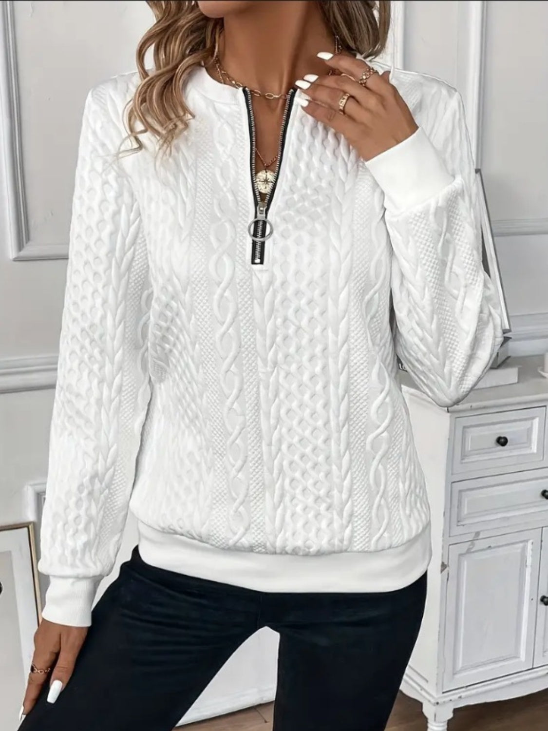 The Half Zip Sweatshirt
