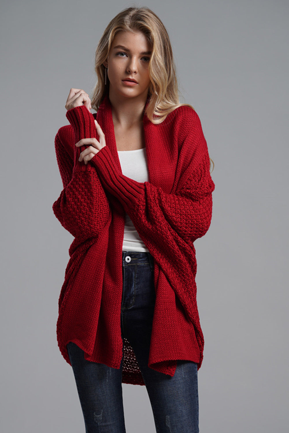 Open Front Cardigan