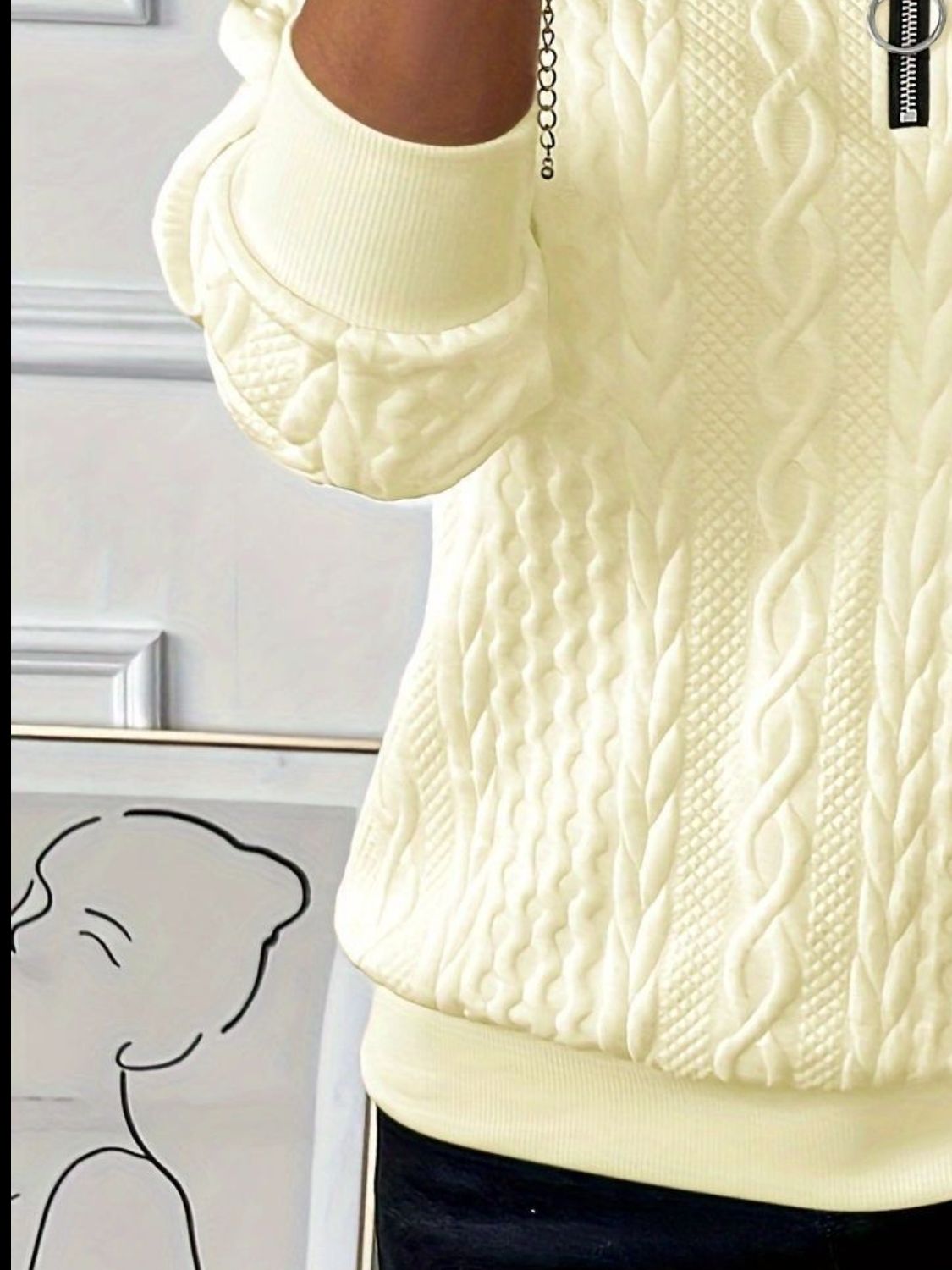 The Half Zip Sweatshirt