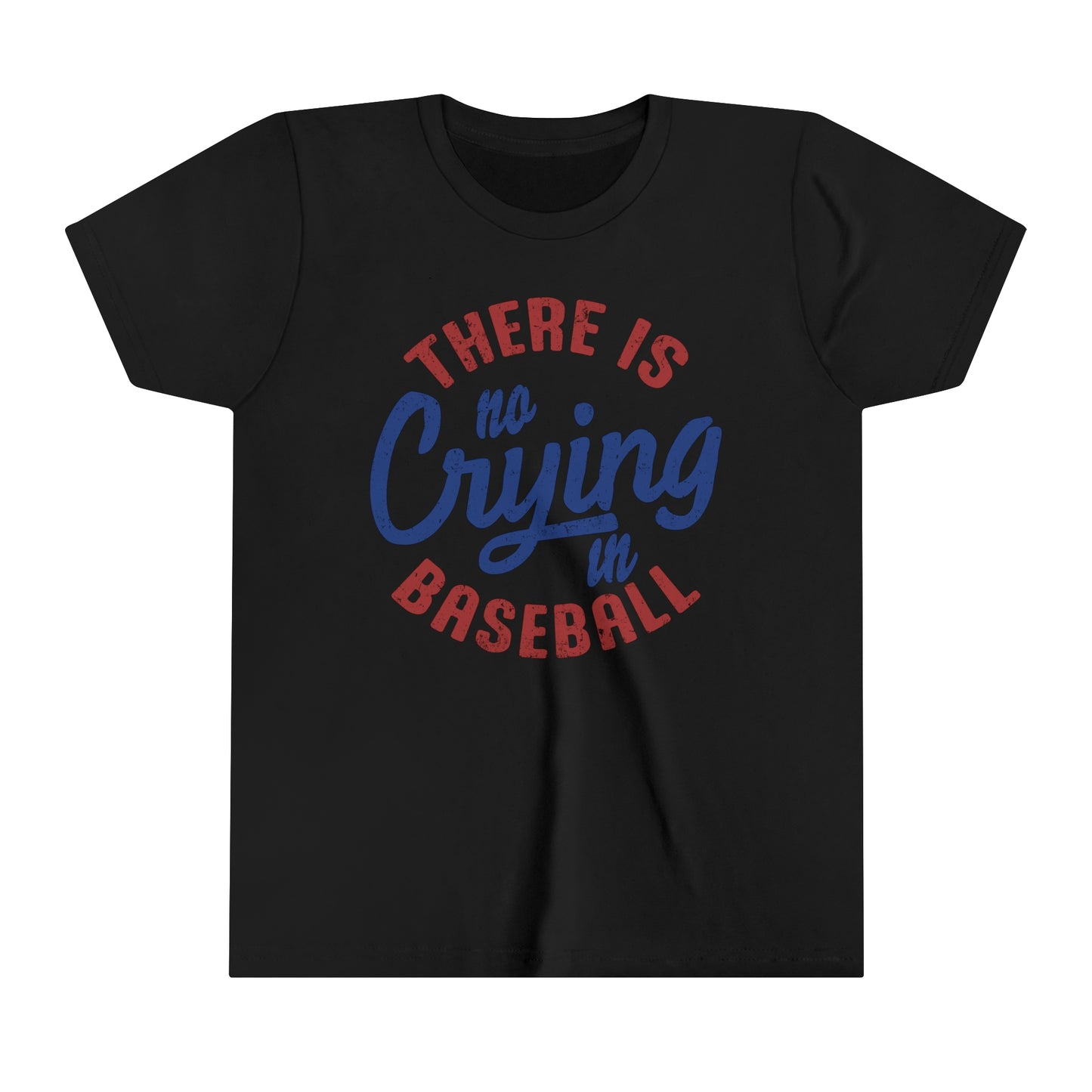 No Crying Baseball Youth T-Shirt