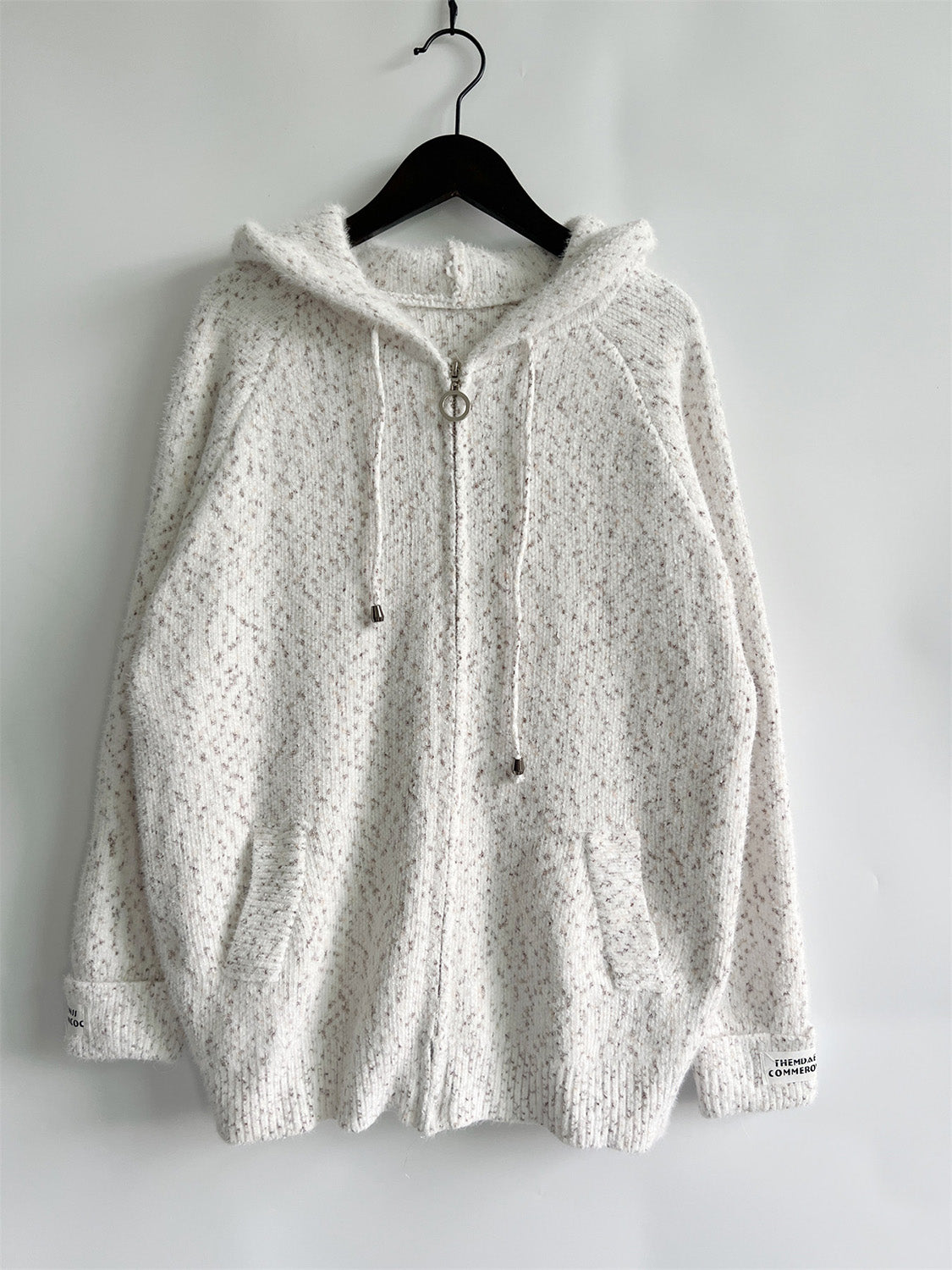 Zip Up Drawstring Sweater