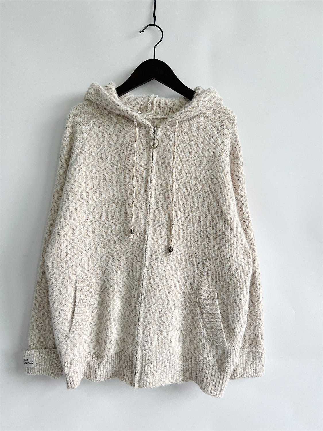 Zip Up Drawstring Sweater