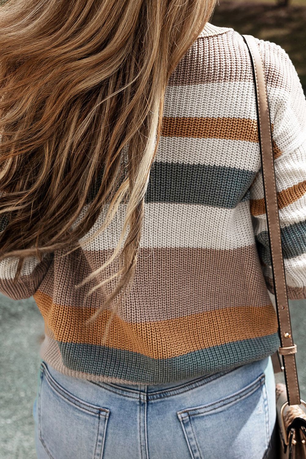 Mocha Striped Sweater