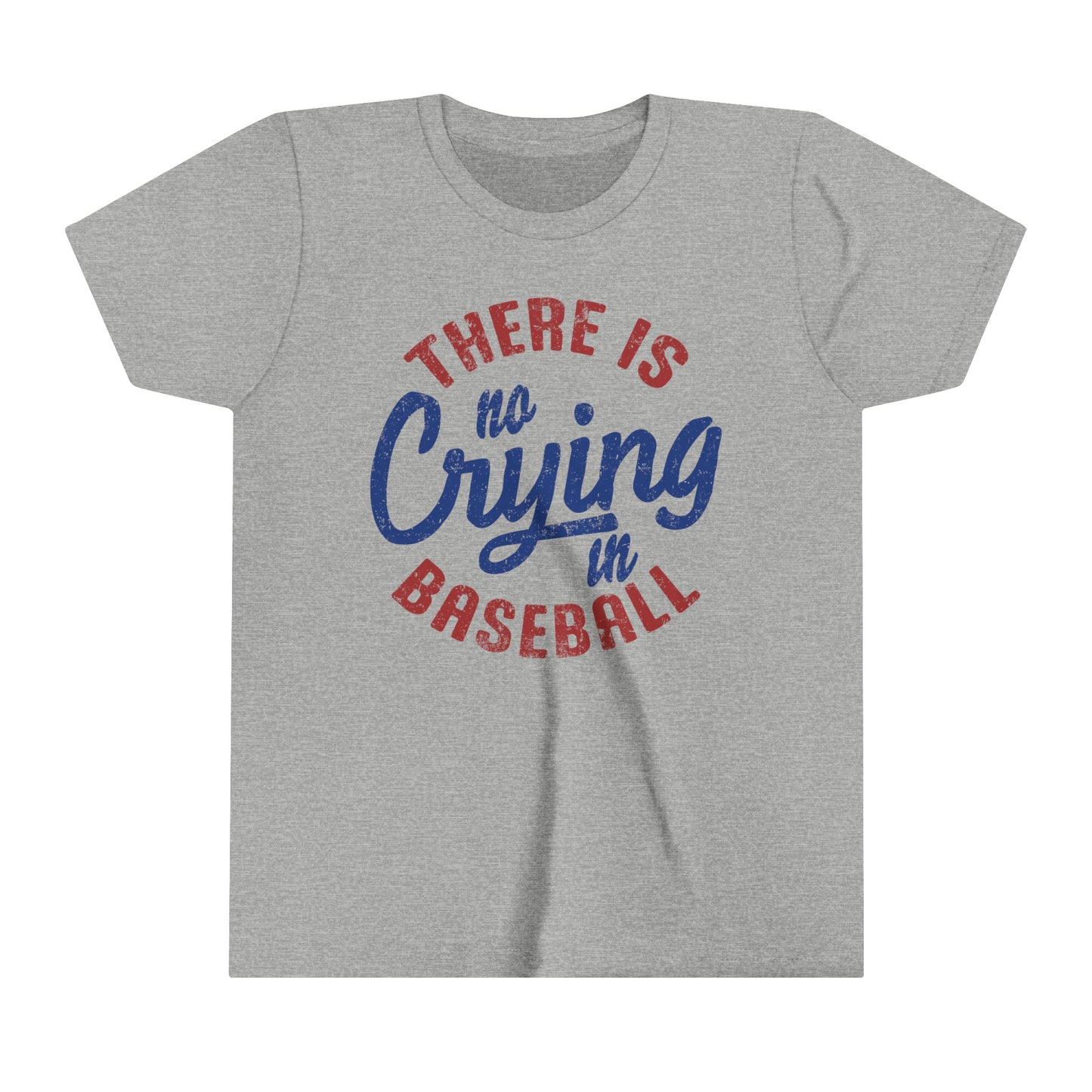 No Crying Baseball Youth T-Shirt