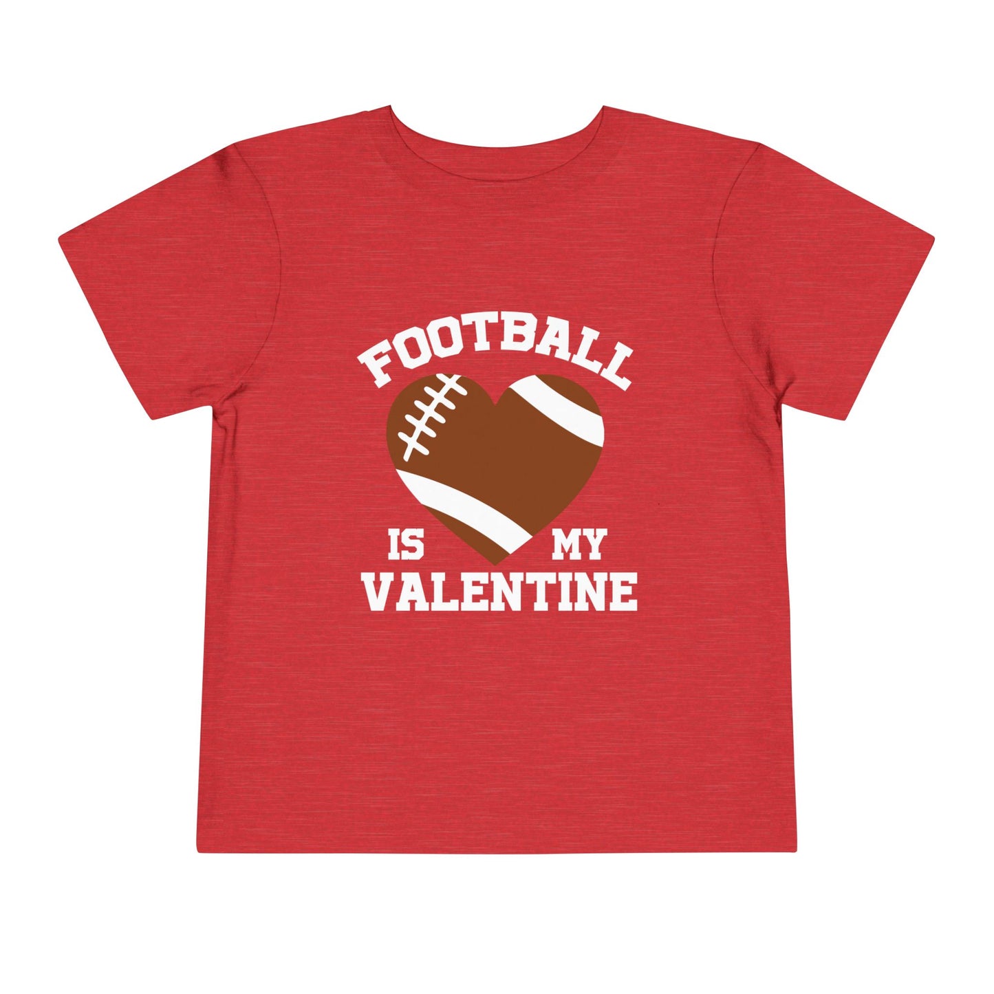 Football Valentine Toddler Tee