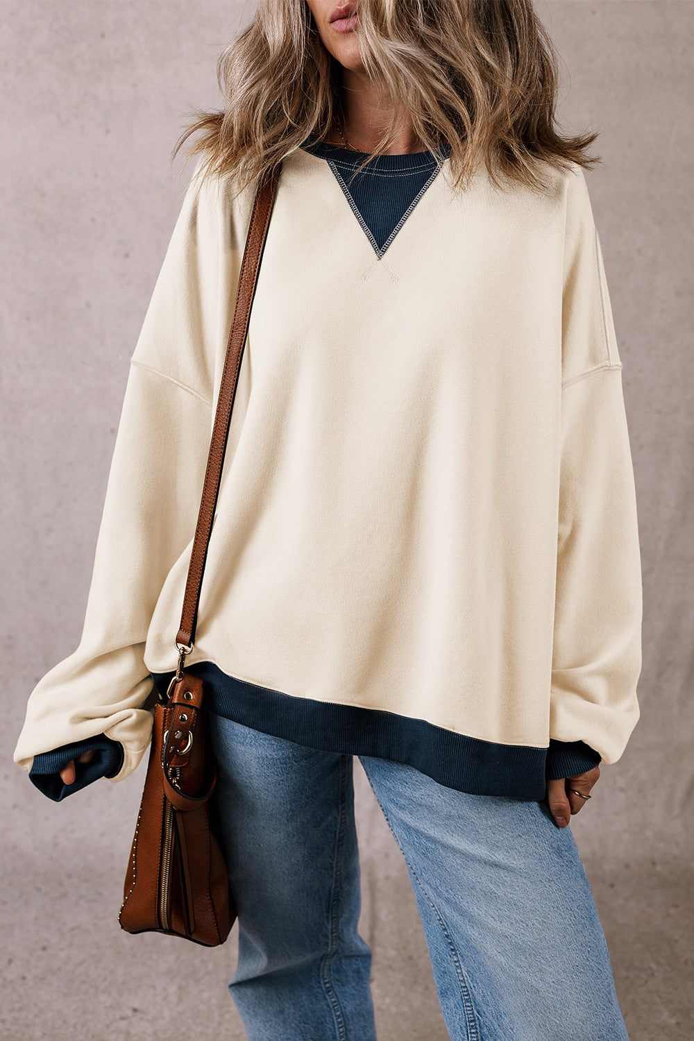 Contrast Sweatshirt