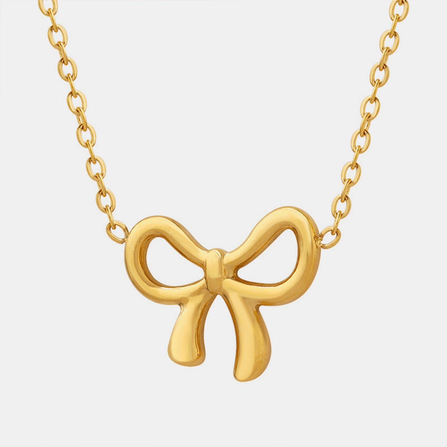 Bow Pendant Necklace