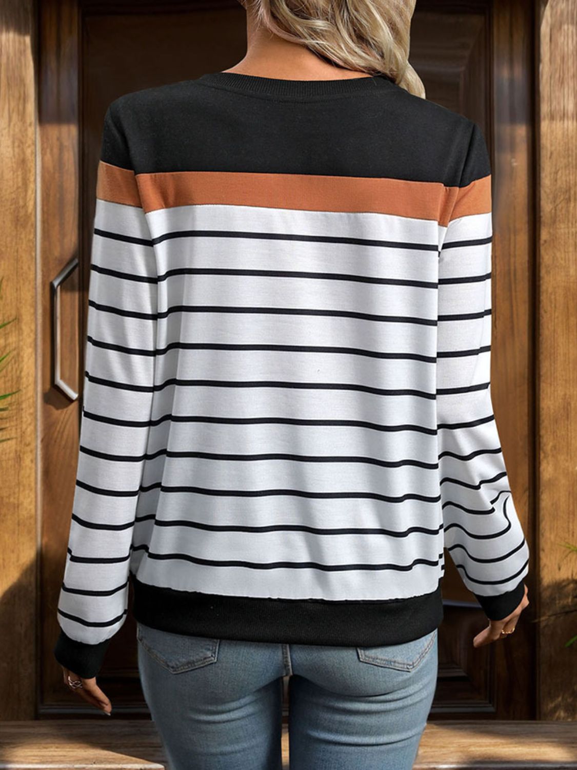 Perfect Striped Sweatshirt